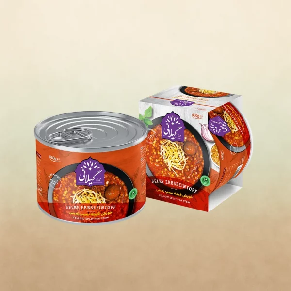 Roten-Linsen-Kartoffel-Eintopf „Gheymeh“ (ohne Fleisch) – 460 g