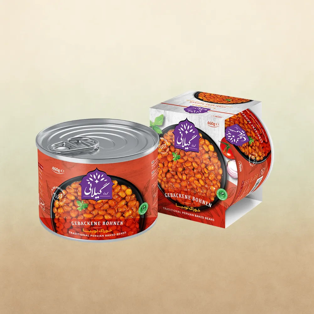 khorak-loobia Wachtelbohnen in Soße – 460 g - Image 1